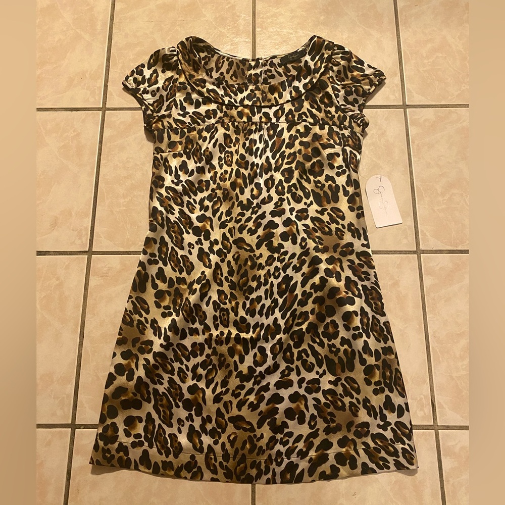 NWT Jessica Simpson Leopard Print Dress